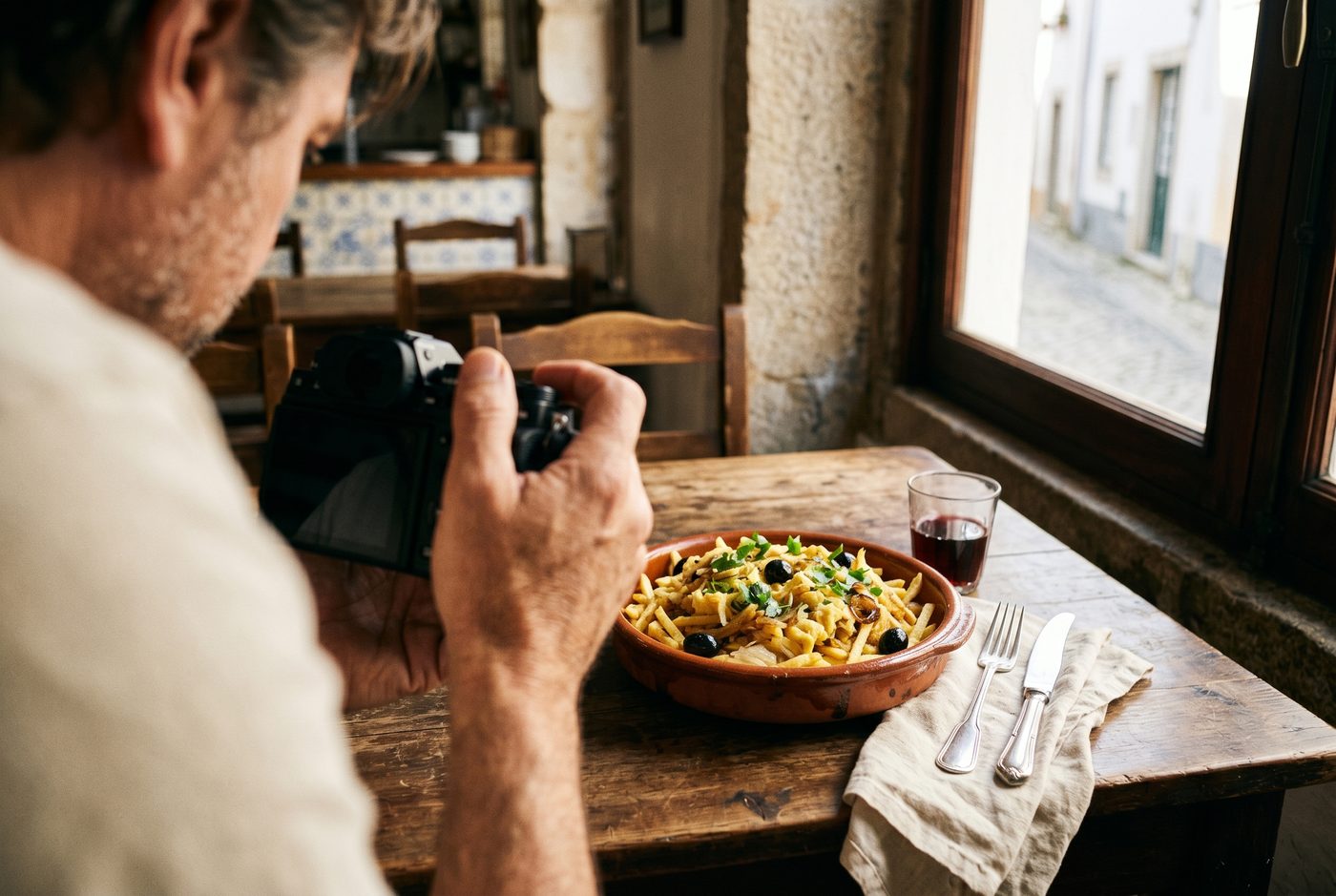 Fotografia profissional dos pratos, incluída no arranque